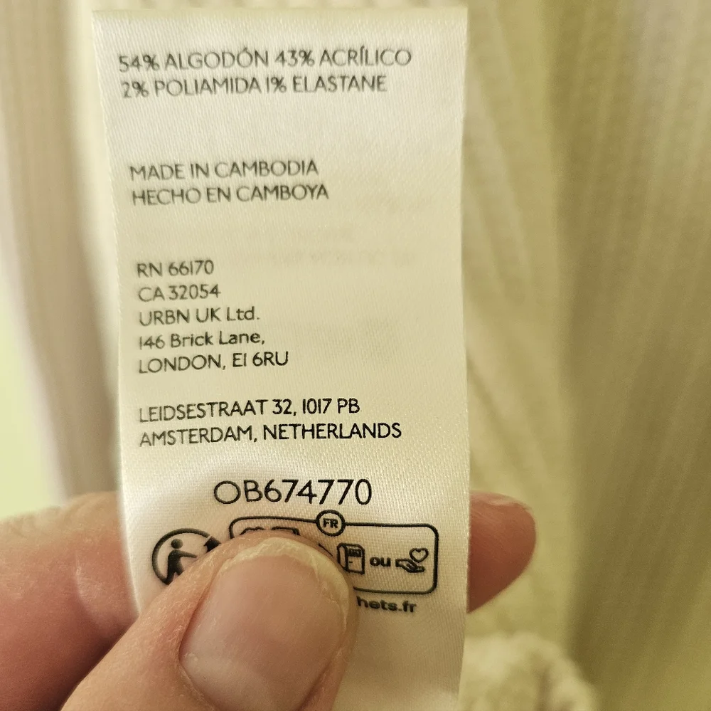 NWT Free People Women's Swim Too Deep Oversized Sweater In Tea Size L - Picture 7 of 7